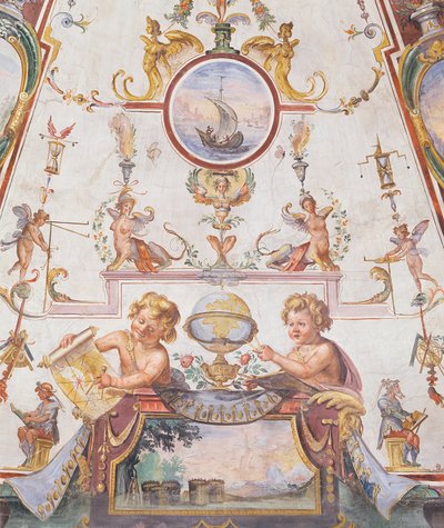 Ceiling panel from the Stanzino delle Matematiche by Giulio Parigi